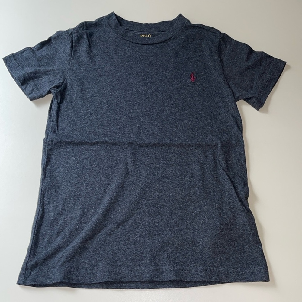 Polo Ralph Lauren Cotton Jersey Crewneck Tee in Heather Gray